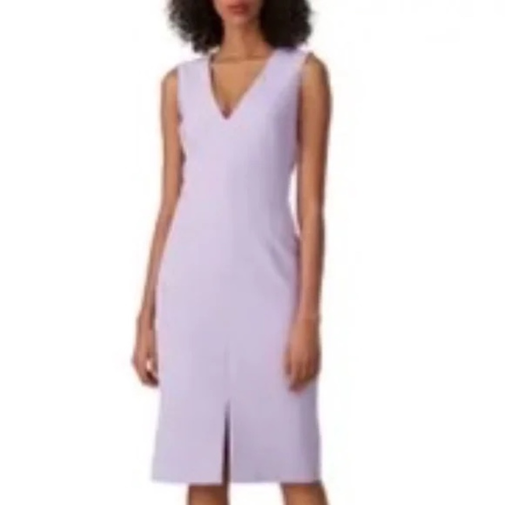 MILLY Rent the Runway Cady Kristianna Sheath purple midi dress sz6 $365 …